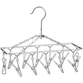 Honey-Can-Do DRY-01102 Drying Rack, Stainless Steel, 11-3/4 in W, 6 in H, 4-3/4 in L