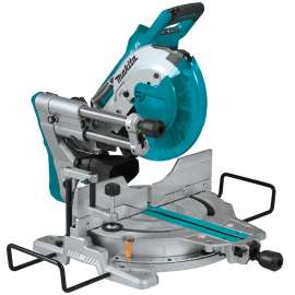 Makita LXT XSL06Z Miter Saw with Laser, Battery, 10 in Dia Blade, 4400 rpm Speed, 0 to 60 deg Max Miter Angle