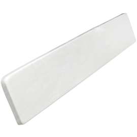 Foremost WW19R Right Handed Side Splash, 19 in OAL, 3-1/2 in OAW, 3/4 in OAH, Marble, White