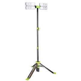 PowerSmith Voyager Series PVLR8000A Work Light, 0.52 A, 120 V, 52 W, Lithium-Ion, Rechargeable Battery, 2-Lamp