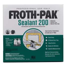 Dow Froth-Pak 12031949 Foam Sealant Kit, 30 s Functional Cure, 240 deg F