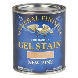 General Finishes NPQ Stain, New Pine, Gel, Liquid, 1 qt, Can