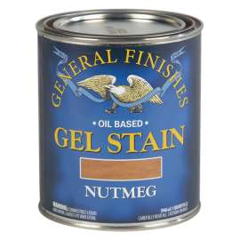 General Finishes NQ Stain, Nutmeg, Gel, Liquid, 1 qt, Can