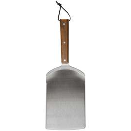 Traeger BAC532 Grill Spatula, 10 in W Blade, Stainless Steel Blade, Teak Wood Handle