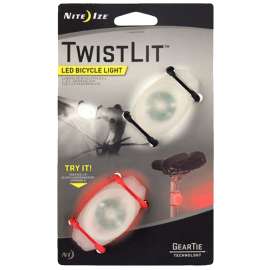 Nite Ize TwistIit Series TLT-2PK-A1P1 LED Bike Light, Red/White