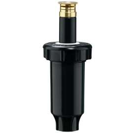 Orbit 54524 Sprinkler Head with Nozzle, 1/2 in Connection, Female Thread, 2 in H Pop-Up, 10 to 15 ft, Twin Spray Nozzle