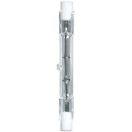 Feit Electric BPQ100T3/CL/S Halogen Bulb, 100 W, R7 Lamp Base, J T3 Lamp, 3000 K Color Temp, 2000 hr Average Life