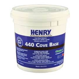 HENRY 12346 Cove Base Adhesive, Beige, 3.78 L Cartridge