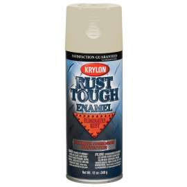 Krylon K09207007 Rust-Preventative Enamel Paint, Gloss, Almond, 12 oz, Can
