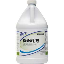 nyco NL170-G4 Finish Floor Enhancer, 128 oz, Liquid, Acrylic Polymer, Opaque White