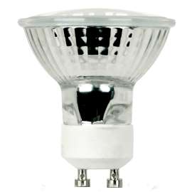 Feit Electric BPQ50MR16/GU10/3 Halogen Bulb, 50 W, GU10 Lamp Base, MR16 Lamp, 3000 K Color Temp, 2000 hr Average Life