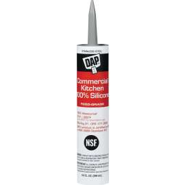 DAP 08660 Silicone Sealant, -75 to 350 deg F, 9.8 oz Cartridge