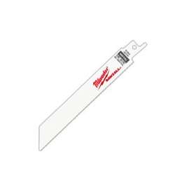Milwaukee 48-00-5183 Reciprocating Saw Blade, 3/4 in W, 4 in L, 18 TPI, Bi-Metal Cutting Edge