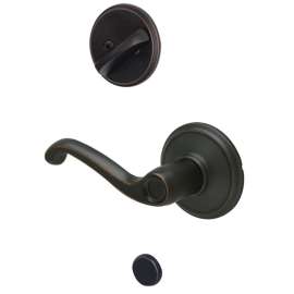 Schlage F59FLA716RH Handleset Trim, Aged Bronze, Right Hand
