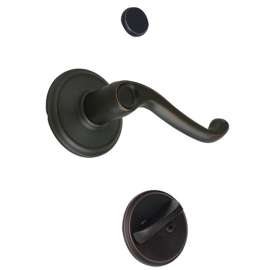 Schlage F59FLA716LH Handleset Trim, Aged Bronze, Left Hand