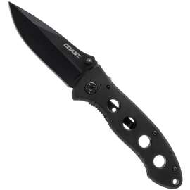 Coast C19CP Folding Knife, 3-1/2 in L Blade, Checkered Handle