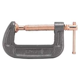 Vulcan JL27361 C-Clamp, 2 in Max Opening Size, 0.8 in D Throat, Steel Body, Gray Body