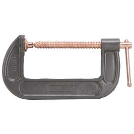 Vulcan JL27364 C-Clamp, 5 in Max Opening Size, 2-3/8 in D Throat, Steel Body, Gray Body