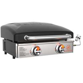 Blackstone Original 1813 Griddle, 24,000 BTU, Propane, 2-Burner, 361 sq-in Primary Cooking Surface, Steel Body