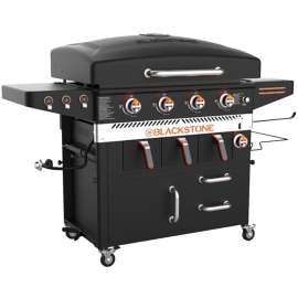 Blackstone 1923 Griddle and Airfryer Combo, Propane, 4-Burner