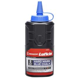 Crescent Lufkin HardMark Series CB08BA Advanced Chalk Refill, Blue, 8 oz Bottle
