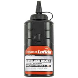 Crescent Lufkin CB08BL Chalk Refill, Black, 8 oz Bottle