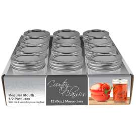 JAR CANNING REG MOUTH GLS 8OZ