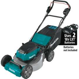 Makita XML07Z Lawn Mower, 5 Ah, 18 V Battery, Lithium-Ion Battery, 21 in W Cutting, 1-Speed, 1-Blade
