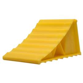 CAMCO 44412 OG Wheel Chock, Plastic, Yellow
