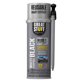 GREAT STUFF 99112876 Multi-Purpose Insulating Foam Sealant, Black