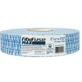 ADFORS FibaFuse MAX FDW9146-U Reinforced Paperless Tape, 250 ft L, 2-1/16 in W, 0.793 in Thick, Blue/White
