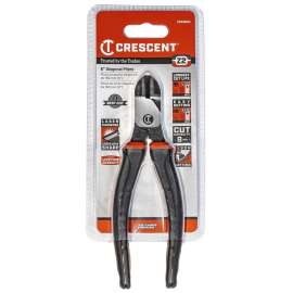 Crescent Z2 K9 Series Z5426CG Plier, 6-1/2 in OAL, 8 AWG Cutting Capacity, 3/4 in Jaw Opening, Black/Rawhide Handle