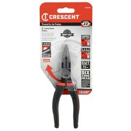Crescent Z2 K9 Series Z6546CG Plier, 6.6 in OAL, 11 AWG Cutting Capacity, 1-1/2 in Jaw Opening, Black/Rawhide Handle