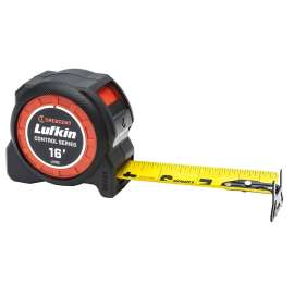 Crescent Lufkin Control Series L1016C Tape Measure, 16 ft L Blade, 1-3/16 in W Blade