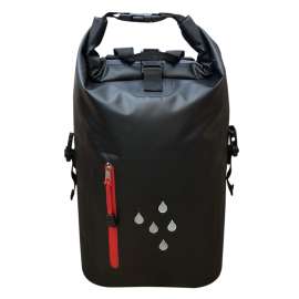 Exclusively Orgill Waterproof Backback, 25 L Capacity, 1-Pocket, PVC, Black