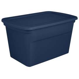 BOX TOTE MARINE BLUE 30 GAL