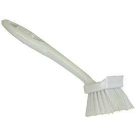 Quickie 101 Dishwash Brush, Polypropylene Fiber Bristle, Plastic Handle