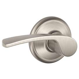 Schlage Merano FA10VMER619 Privacy Lever, Satin Nickel