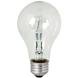 Feit Electric Q53A/CL/2 Halogen Bulb, 53 W, Medium E26 Lamp Base, A19 Lamp, Soft White Light, 1050 Lumens