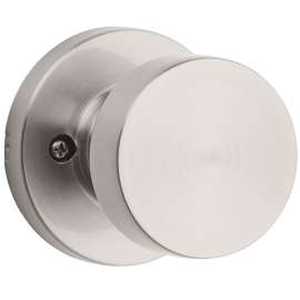 Kwikset Signature Series 788PSK RDT 15 CP Door Pull, 2-3/8 to 2-3/4 in Backset, Zinc, Satin Nickel