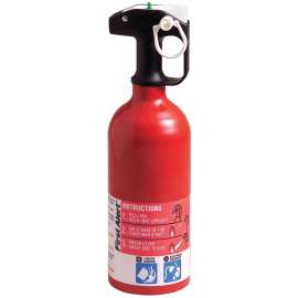 FIRST ALERT AUTO5 Fire Extinguisher, 1.4 lb Capacity, Sodium Bicarbonate, 5-B:C Class