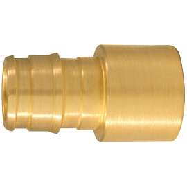 Apollo Valves EPXFS1212 Pipe Adapter, 1/2 in, PEX-A Barb x Sweat, Brass, 200 psi Pressure