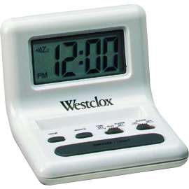 Westclox 47539A Celebrity Alarm Clock, 0.8 in Display, LCD Display, AAA Battery