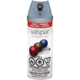Valspar 85029 Enamel Paint, Satin, Dark Violet/Indigo, 12 oz, Can
