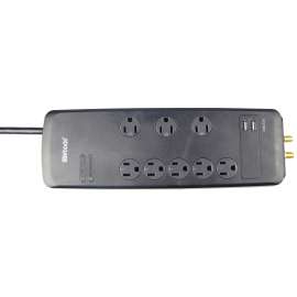 Woods 41629 Surge Protector Strip, 120 V, 15 A, 8 -Outlet, 3540 J Energy
