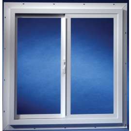 Duo-Corp 3030IGUT Utility Window, 35-1/2 in OAW, 35-1/2 in OAH, Vinyl Frame