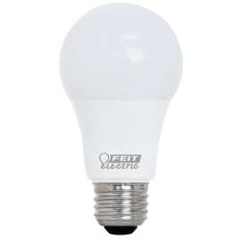 Feit Electric OM40/930CA10K/4 LED Bulb, General Purpose, A19 Lamp, 40 W Equivalent, E26 Lamp Base, Bright White Light