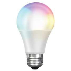 Feit Electric OM60/RGBW/CA/AG Smart Bulb, 9 W, Wi-Fi Connectivity: Yes, Remote, Voice Control, Medium E26 Lamp Base