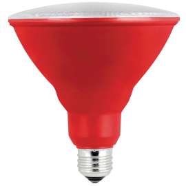 Feit Electric PAR38/R/10KLED/BX LED Bulb, Flood/Spotlight, PAR38 Lamp, E26 Lamp Base, Red Light