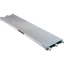 Louisville PD9210 Scaffold Platform, 10 ft L, 18-3/4 in W, Aluminum